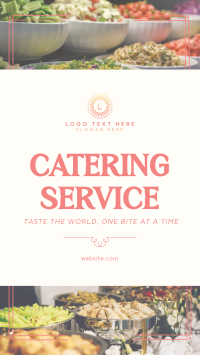 Sophisticated Catering Service Instagram Story Design