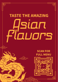 Traditional Asian Food Flyer