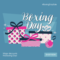 Boxing Day Gifts Instagram Post Design