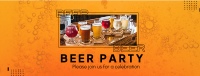 Beer Party Facebook Cover Image Preview