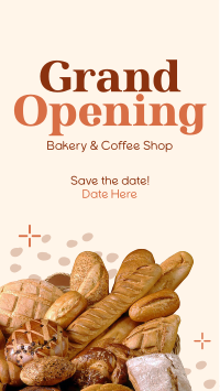 Bakery Opening Notice Facebook Story