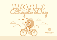 Celebrate Bicycle Day Postcard