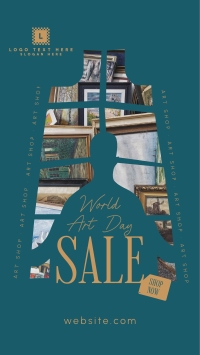 World Art Day Sale Instagram Story