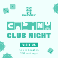 Casino Club Night Linkedin Post