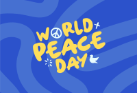 Quirky Peace Day Pinterest Cover