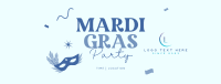 Mardi Gras Party Facebook Cover Design