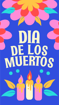 Dia de los Muertos Party Instagram Story Design