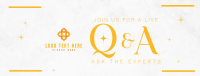 Simple Question & Answer Facebook Cover Image Preview