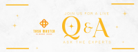 Simple Question & Answer Facebook Cover Image Preview