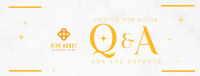 Simple Question & Answer Facebook Cover Image Preview