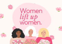 Women Lift Women Postcard