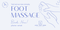 Foot Massage Twitter Post