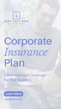 Corporate Insurance Plan Facebook Story Image Preview