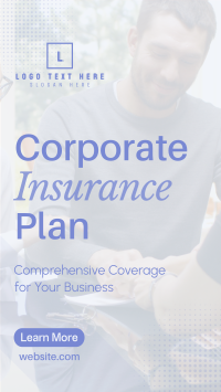 Corporate Insurance Plan Facebook Story