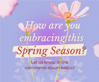 Spring Customer Engagement Facebook Post