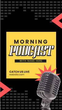 Morning Podcast Stream TikTok Video