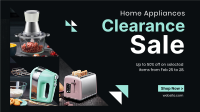 Appliance Clearance Sale Facebook Event Cover