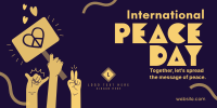 United for Peace Day Twitter Post