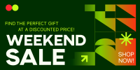 Geometric Weekend Sale Twitter Post