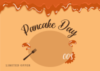 Pancake Day Promo Postcard