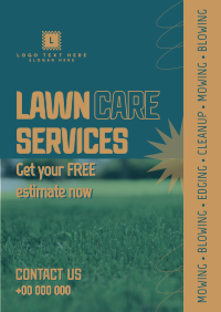 Professional Lawn Services Flyer