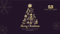 Christmas Tree Collage Facebook Event Cover