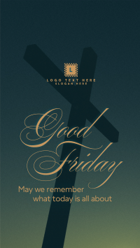 Good Friday Crucifix Greeting Instagram Story