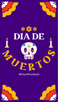 Dia De Muertos Facebook Story example 2