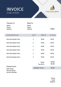 Checkered Diamond Shade Invoice