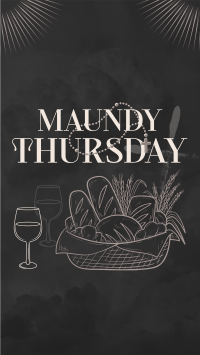 Maundy Thursday Supper Video