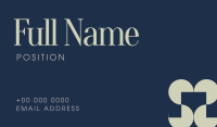 Elegant Modern Minimalist Business Card