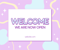 Welcome Now Open Facebook Post