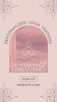 Luxurious Yoga Training Instagram Reel Design