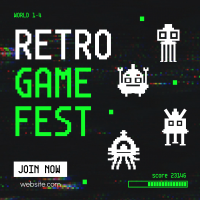 Retro Game Fest Instagram Post