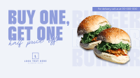 Double Burger Promo Facebook Event Cover