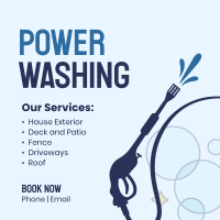 Power Wash Services Instagram Post Design