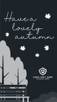 Autumn Greetings Facebook Story Design