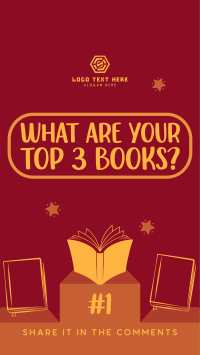 Your Top 3 Books Instagram Reel