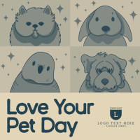 Modern Love Your Pet Day Instagram Post