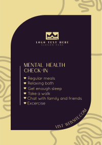 Mental Check-In Poster