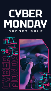 Cyber Gadget Sale Instagram Reel Design