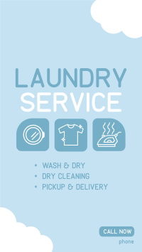 Washing Service Facebook Story