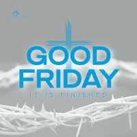 Easter Good Friday Linkedin Post Design