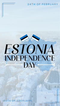 Majestic Estonia Independence Day Facebook Story