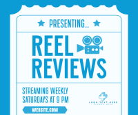 Reel Reviews Facebook Post