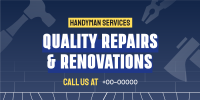 Home Repair Service Twitter Post