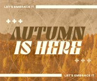 Nostalgic Autumn Quote Facebook Post