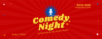 Comedy Night Facebook Cover Design