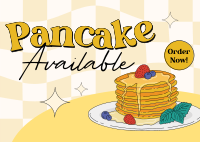 Pancake Available Postcard