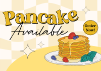 Pancake Available Postcard Image Preview